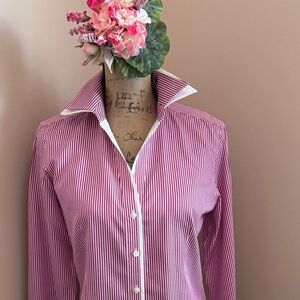 Brooks Brothers Women's Striped Button-Up Shirt